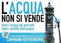 L'ACQUA NON SI VENDE