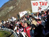 La giornata di lotta dell'8 dicembre del movimento NO TAV in Val di Susa