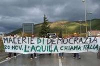 20 novembre manifestazione di protesta a L'Aquila