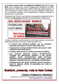 Manifesto RSU 2012
