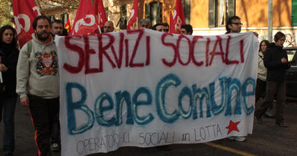 Manifestazione del 25 novembre 2010 alla Regione Lazio