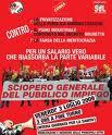 COMUNICATO STAMPA Patto di Base Genova - Sciopero Generale del Pubblico Impiego venerdì 3 luglio  