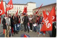 Presidio del Cobas Mirafiori davanti alla Regione Piemonte in difesa dell'art. 18