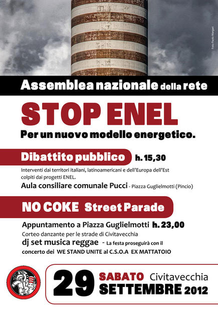 Assemblea nazionale STOP ENEL - sabato 29 sttembre 2012 a Civitavecchia
