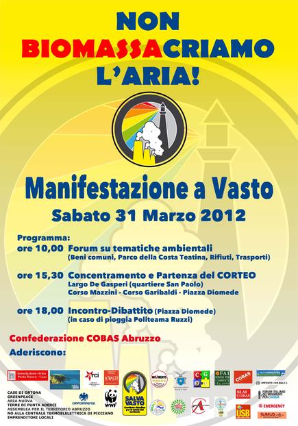 Manifestazione a Vasto il 31 marzo 2012