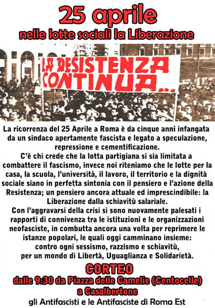 25 aprile 2013 a ROMA